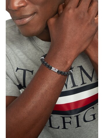 Bracelet TOMMY HILFIGER en noir : devant