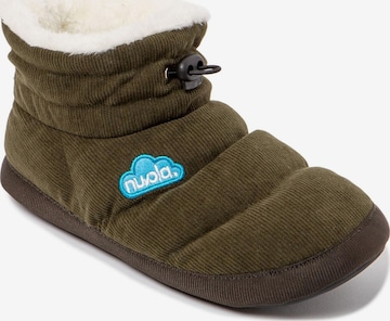 Nuvola. - Zapatillas de casa 'Home Cordy' en verde: frente