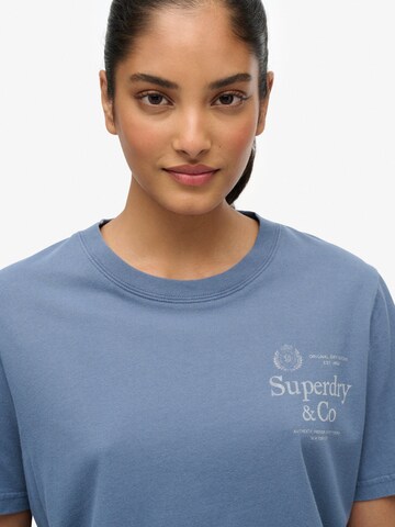 T-shirt Superdry en bleu