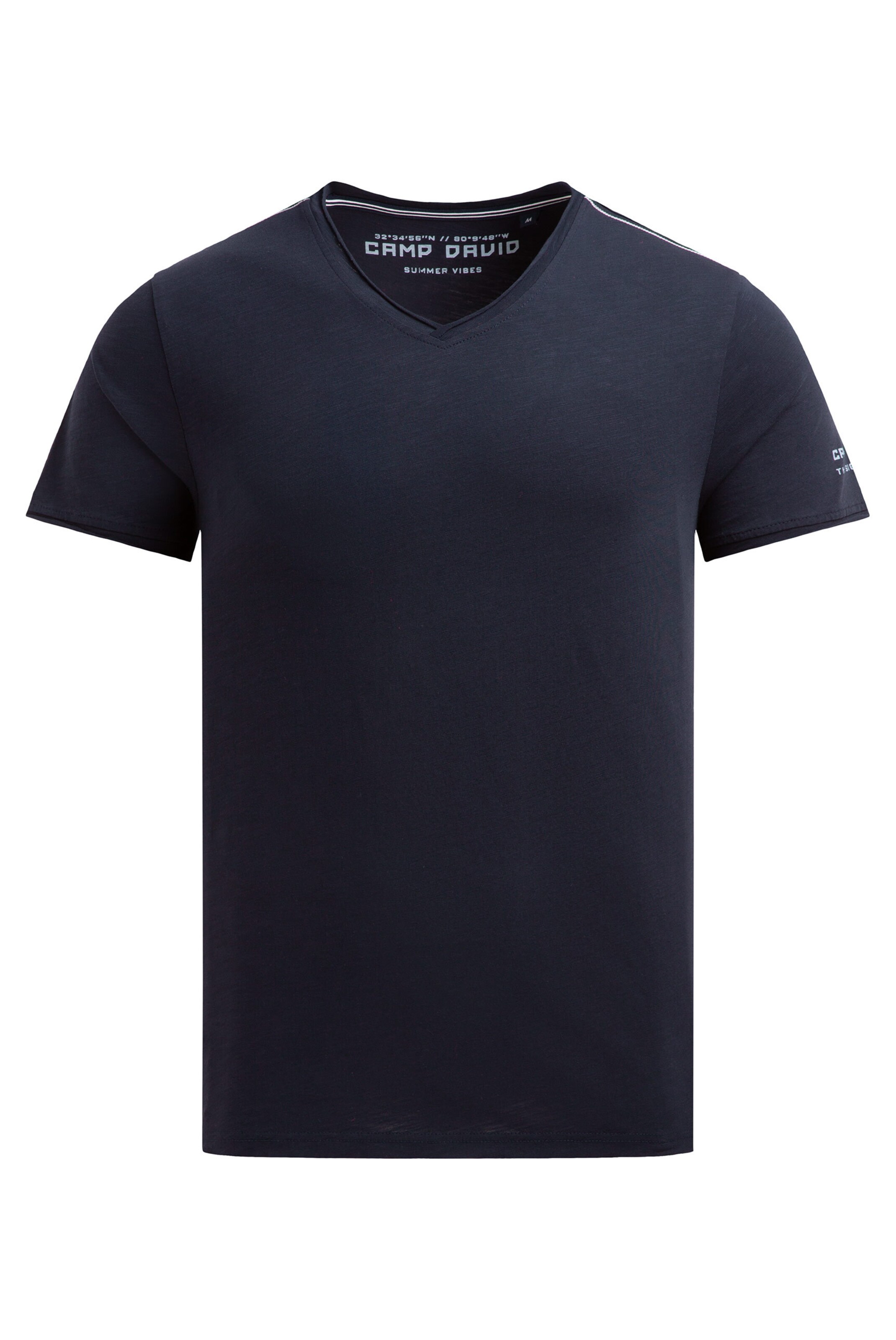 CAMP DAVID Shirt in Blue: front