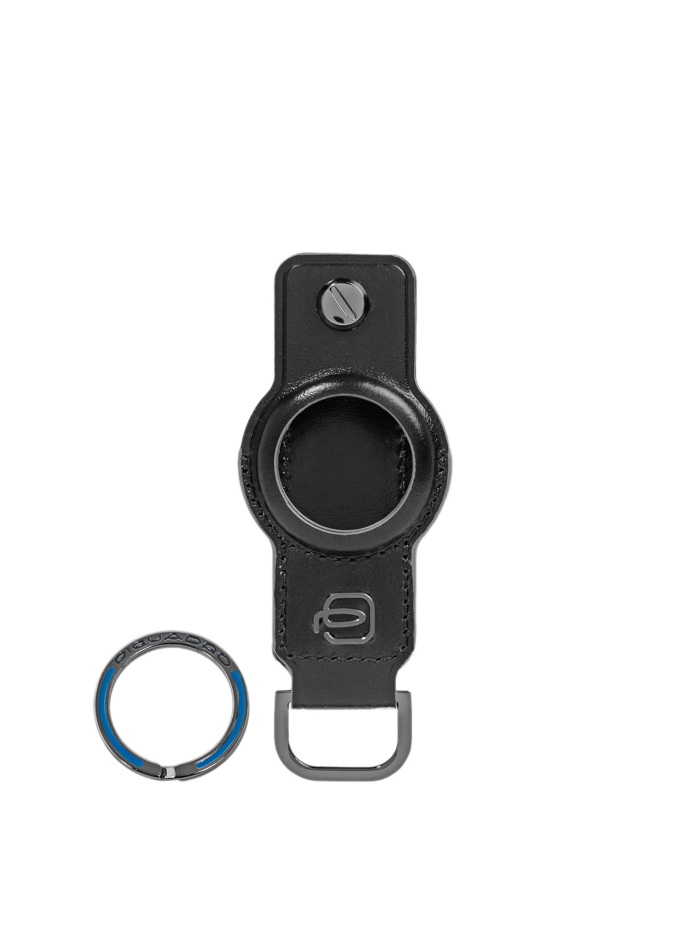 Piquadro Sleutelhanger in Zwart: voorkant