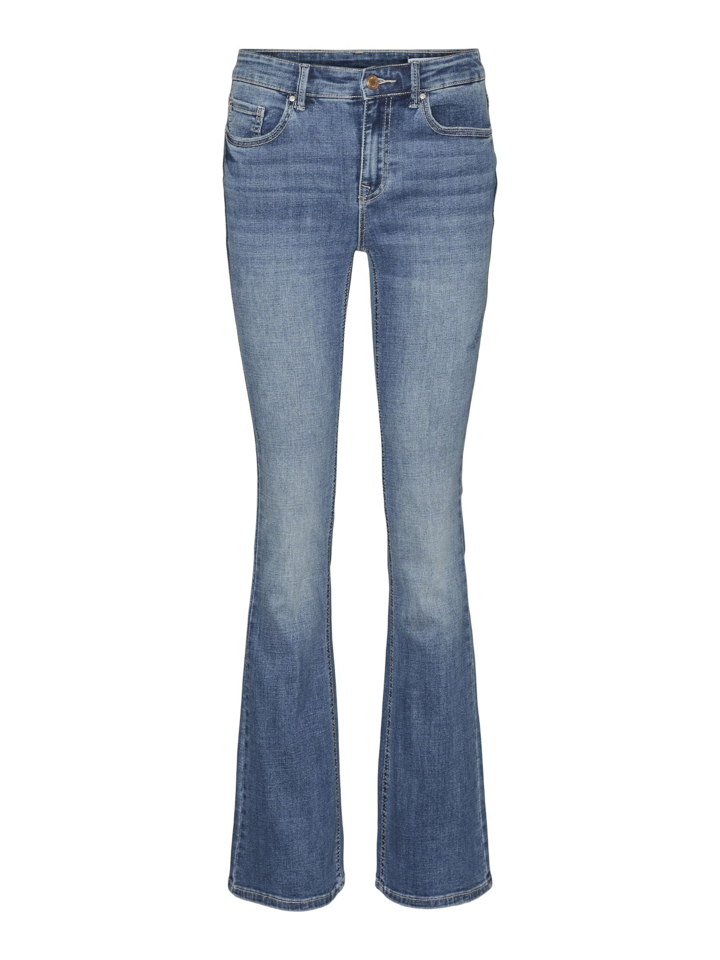 VERO MODA - regular Vaquero 'VMFLASH' en azul: frente