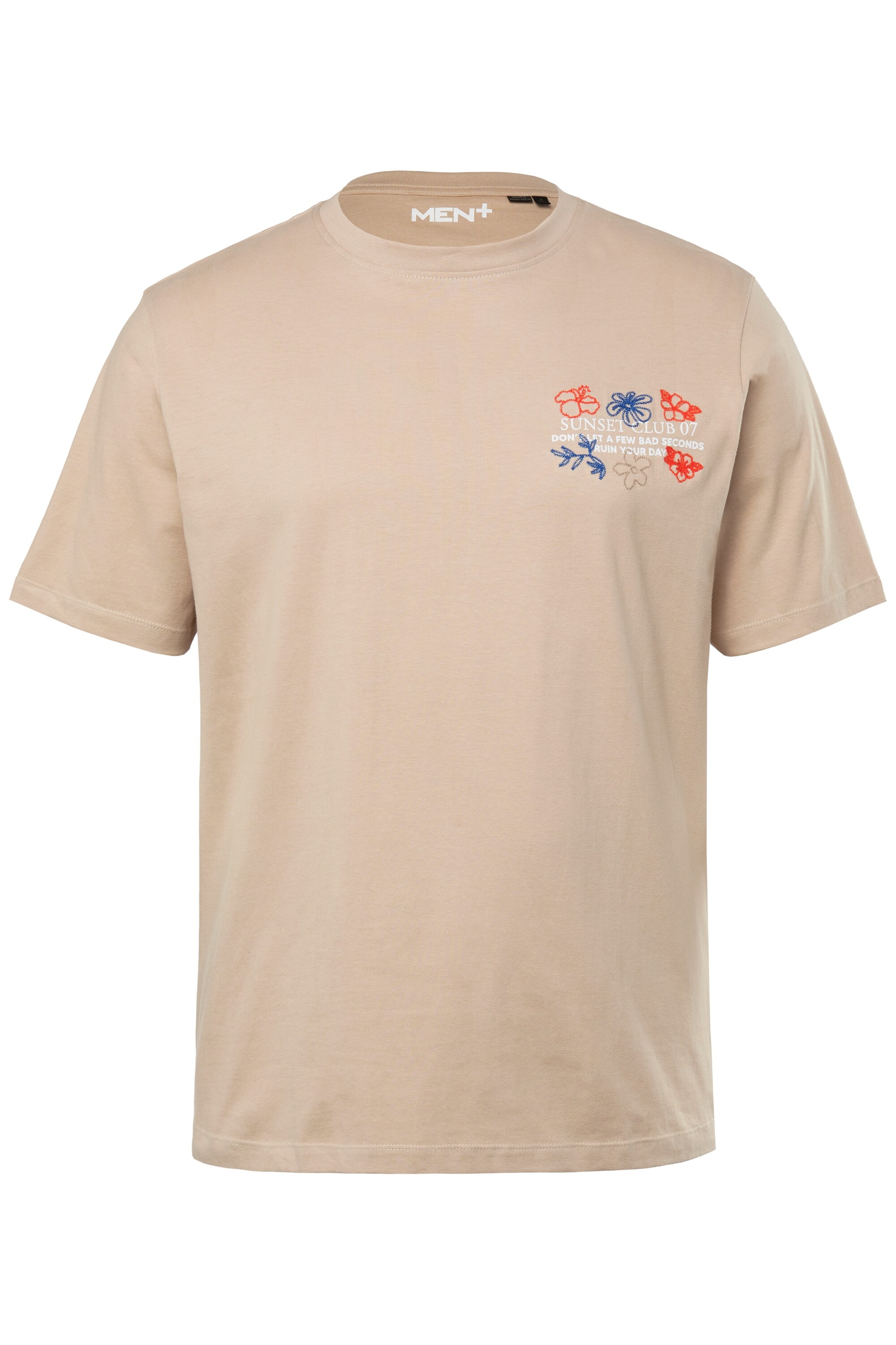 Men Plus T-Shirt in Beige: Vorderseite