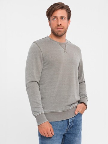 Ombre Sweatshirt 'OM-SSDS-0131' in Grijs: voorkant