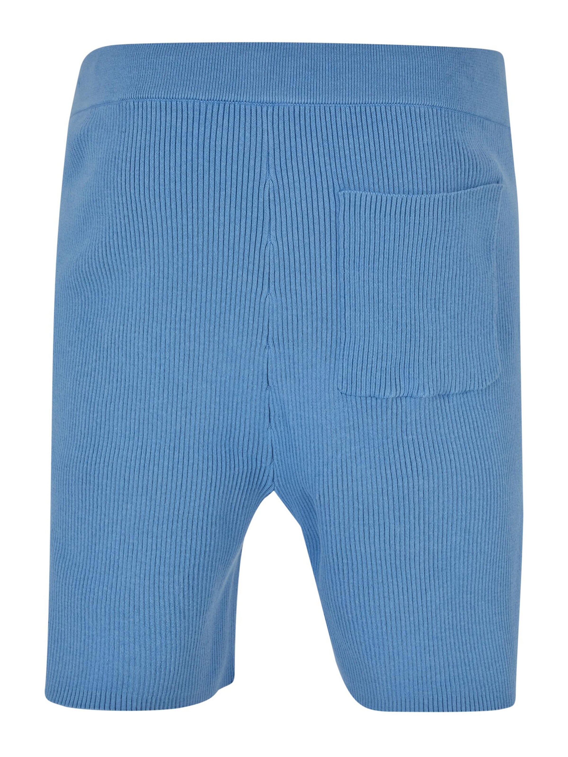 Urban Classics Normalny krój Spodnie w kolorze niebieski