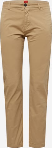 HUGO Regular Hose 'David' in Beige: predná strana