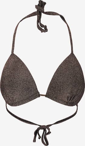 Athlecia Triangle Bikini Top 'Valeny' in Brown: front