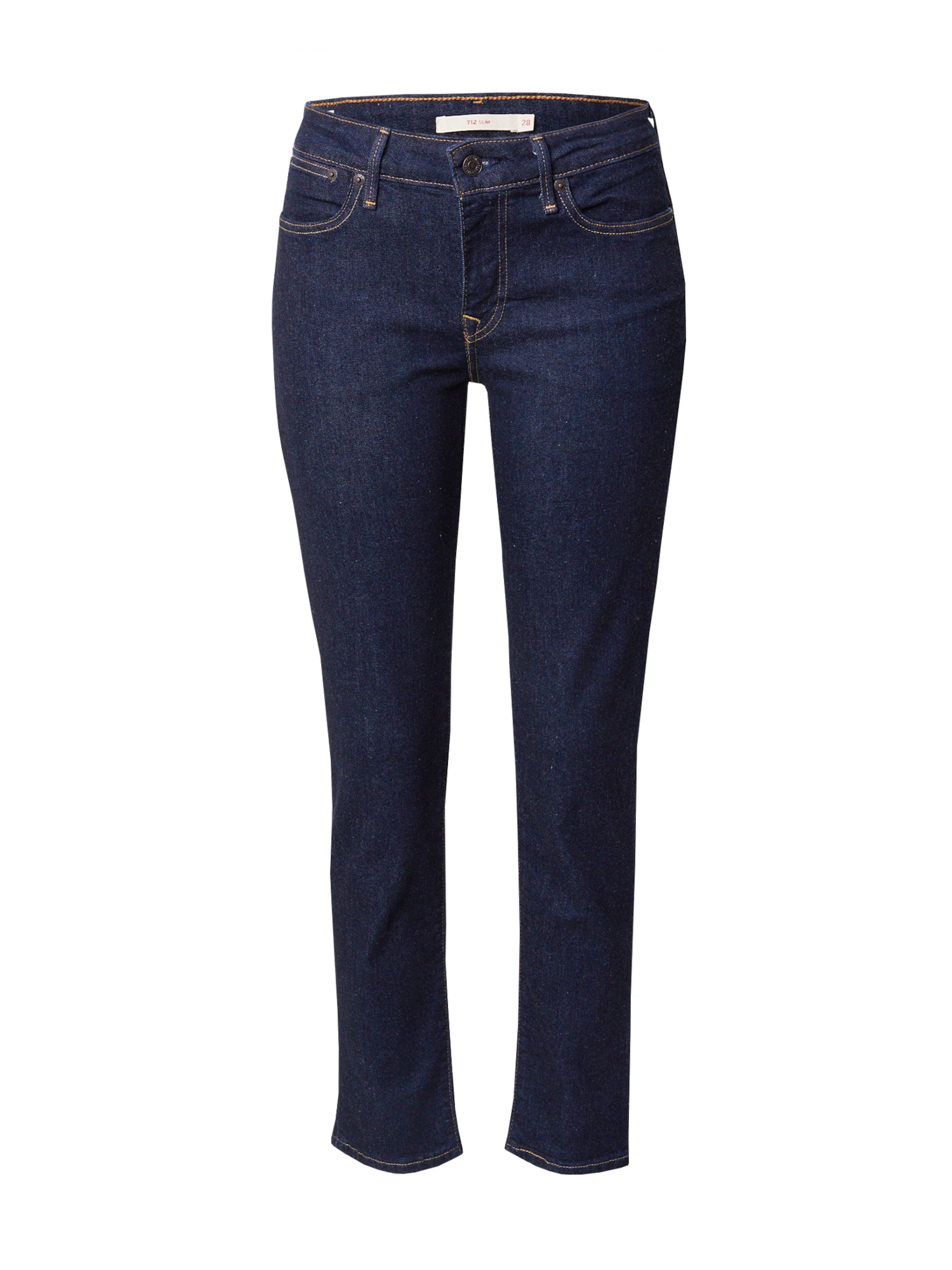 LEVI&#x27;S ® Slimfit Jeans  &#x27;712™ Slim Welt Pocket&#x27; in Blau: Vorderseite