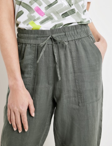 GERRY WEBER Avar lõige Püksid, värv roheline