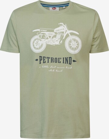 Petrol Industries - Camisa 'Classic' em verde: frente