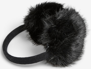 PIECES - Calentador de orejas 'PCMINNI' en negro: frente