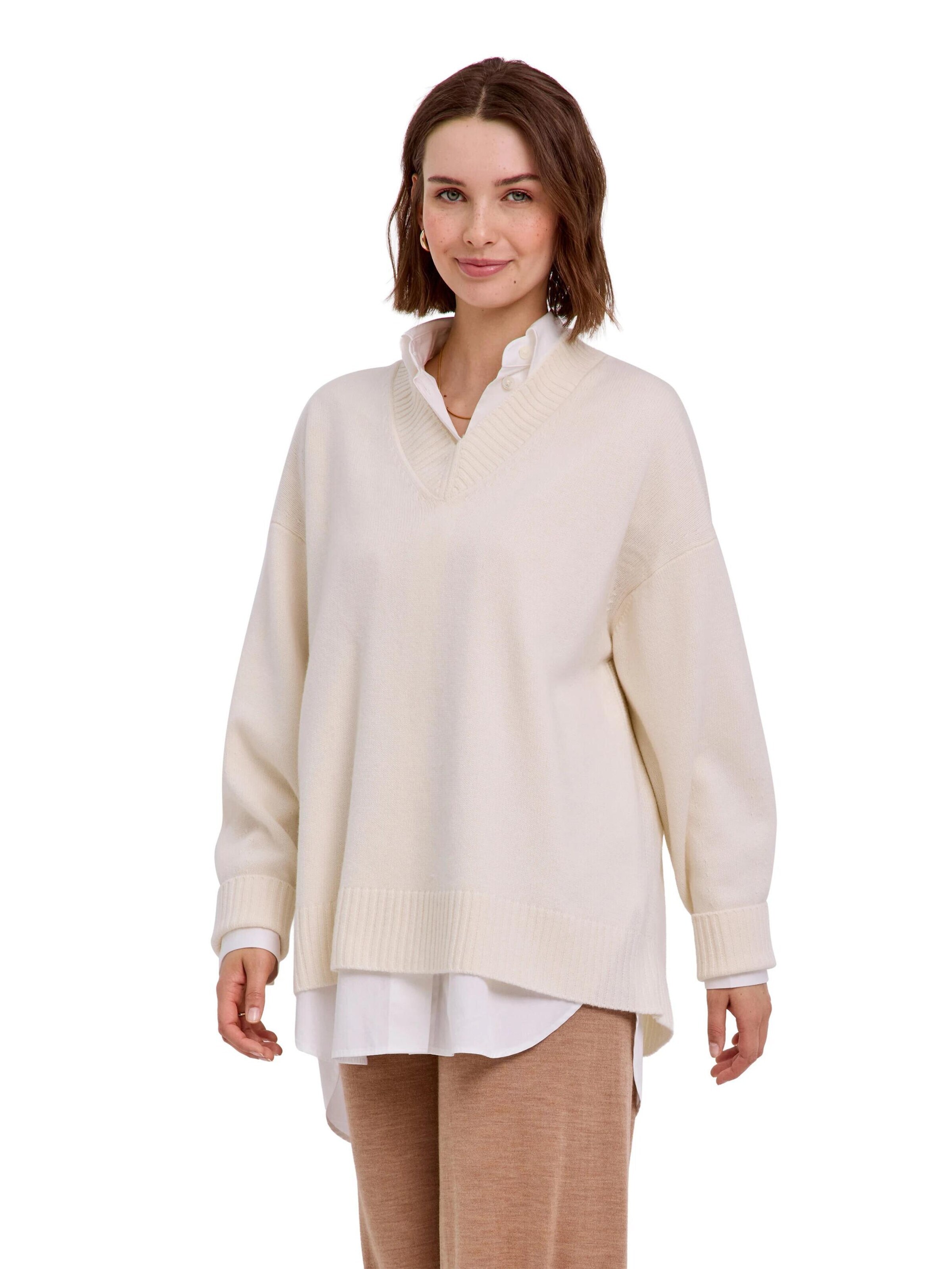 FALKE Pullover‌‌‌‌‌ in Weiß: Vorderseite