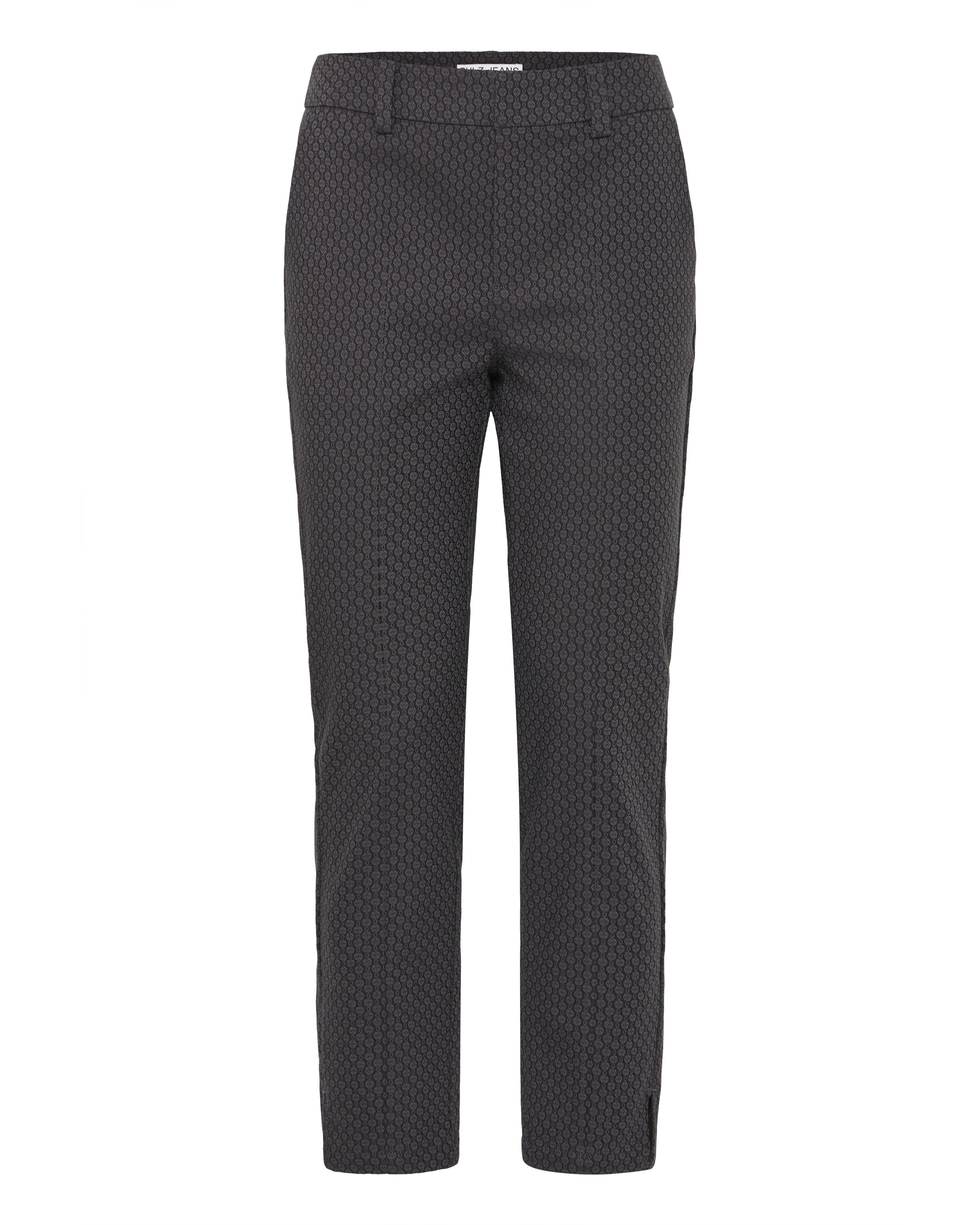 Pulz Skinny Bukser med fals 'PZCally' i sort: forside