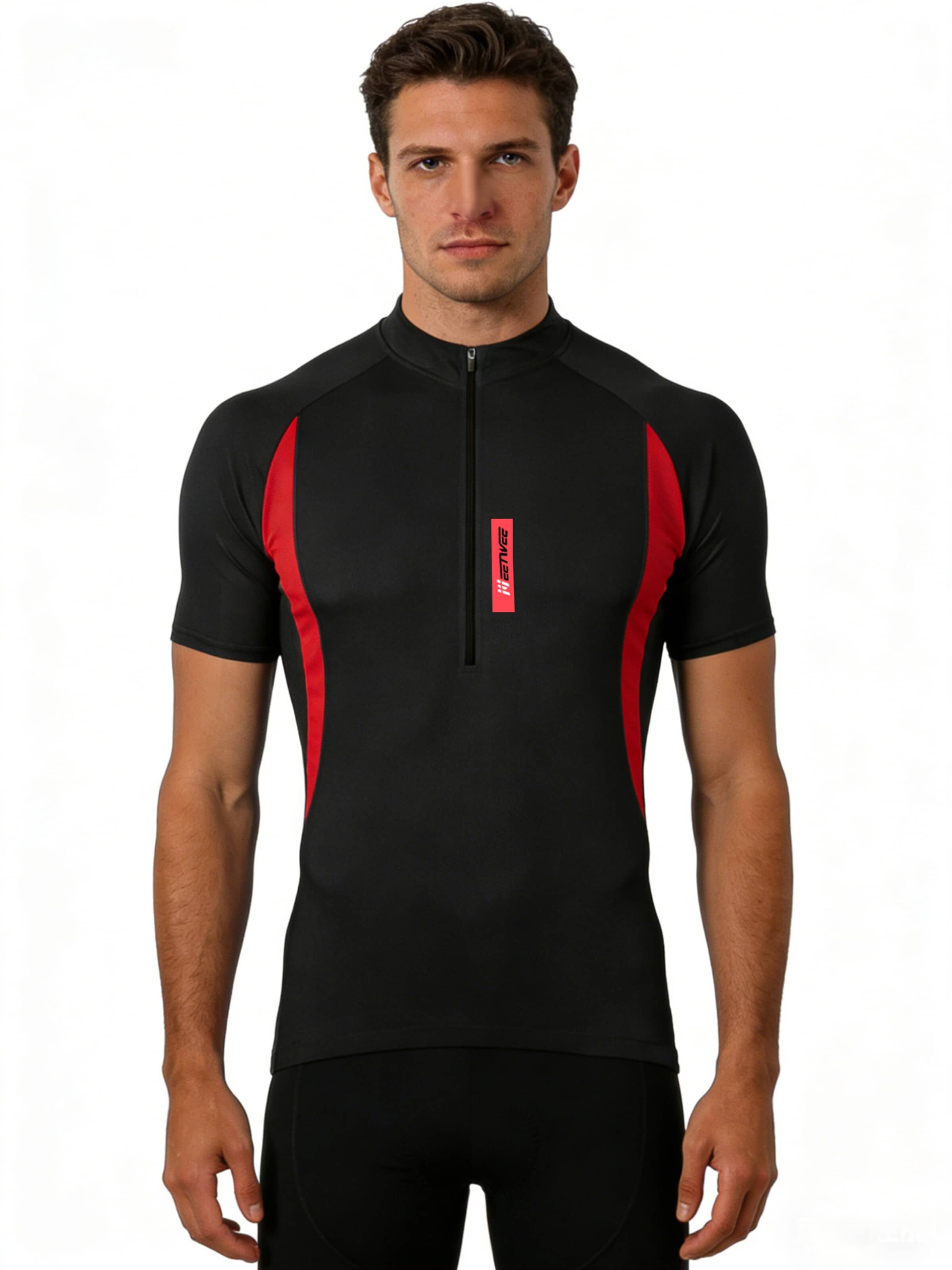 T-Shirt fonctionnel 'Cycling Quick Drying Top' MEETWEE en noir : devant