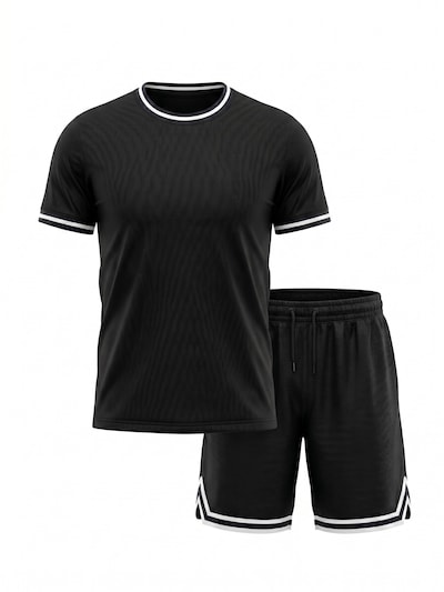 PANTONECLO Trainingsanzug‌‌‌‌‌‌‌ in S in schwarz, Produktansicht