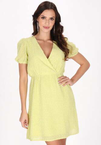 faina Dress in Yellow: front