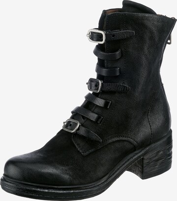 A.S.98 Lace-Up Ankle Boots ' 261212-0401' in Black: front