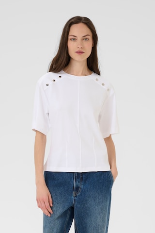 KAREN BY SIMONSEN Shirt 'KBDella' in White: front