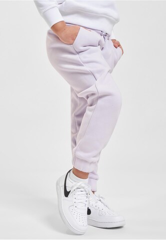 Urban Classics Tapered Broek in Lila