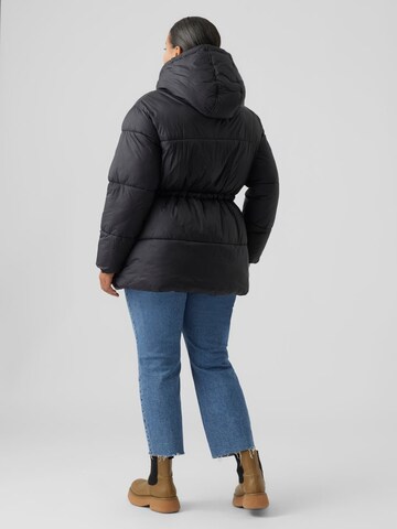Vero Moda Curve Zimní bunda – černá