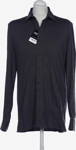 OLYMP Button Up Shirt in M in Silver: front