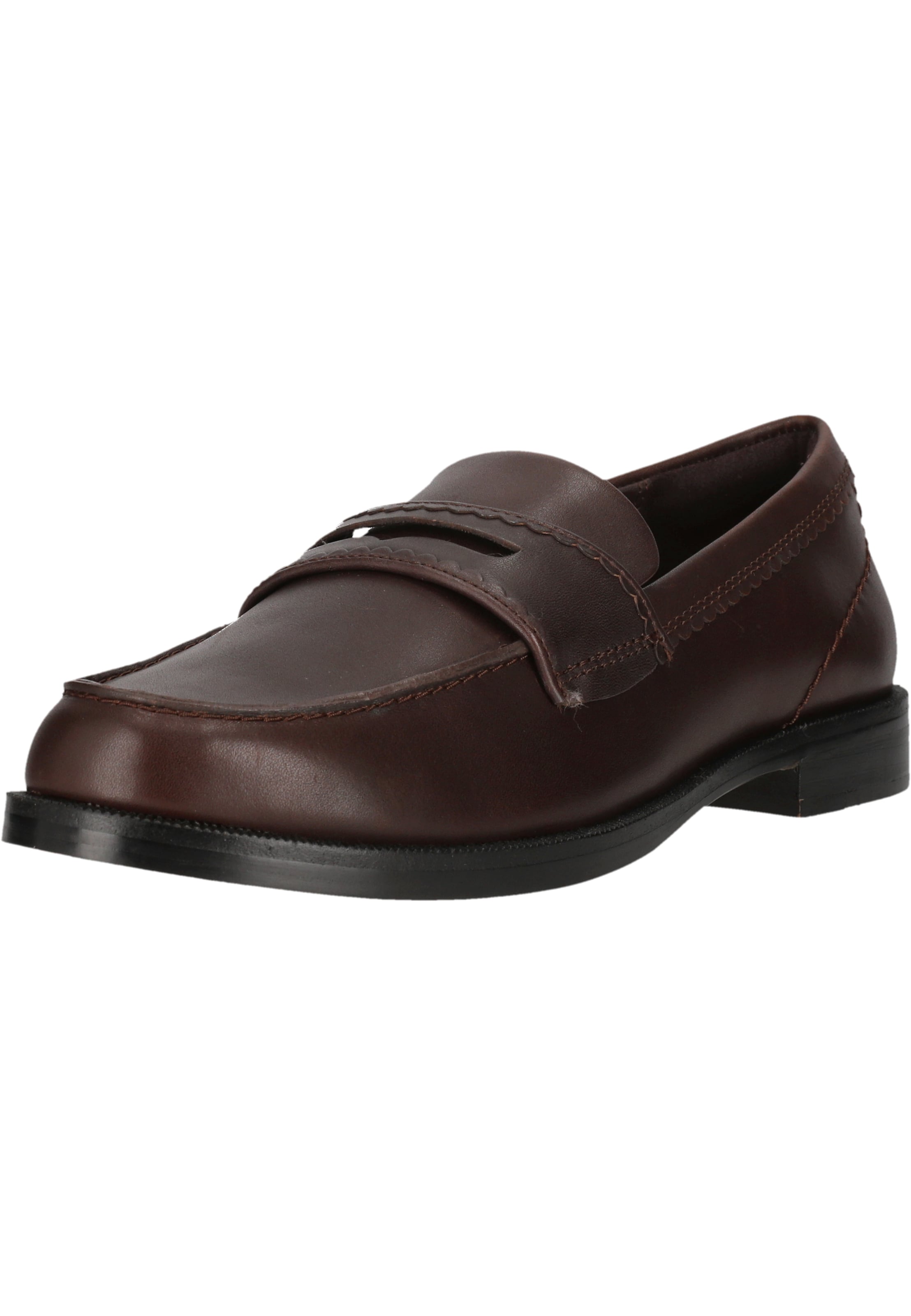 CLARKS Slip-ons 'Straven Edge' in Dark brown, Item view