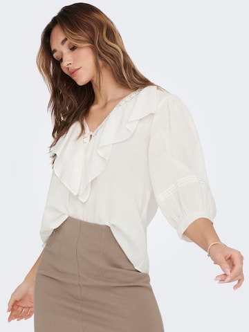 JDY - Blusa 'Elisa' en blanco