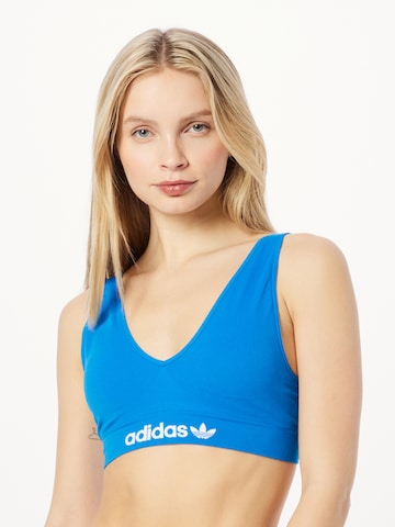 ADIDAS ORIGINALS Bustier BH in Blau: predná strana