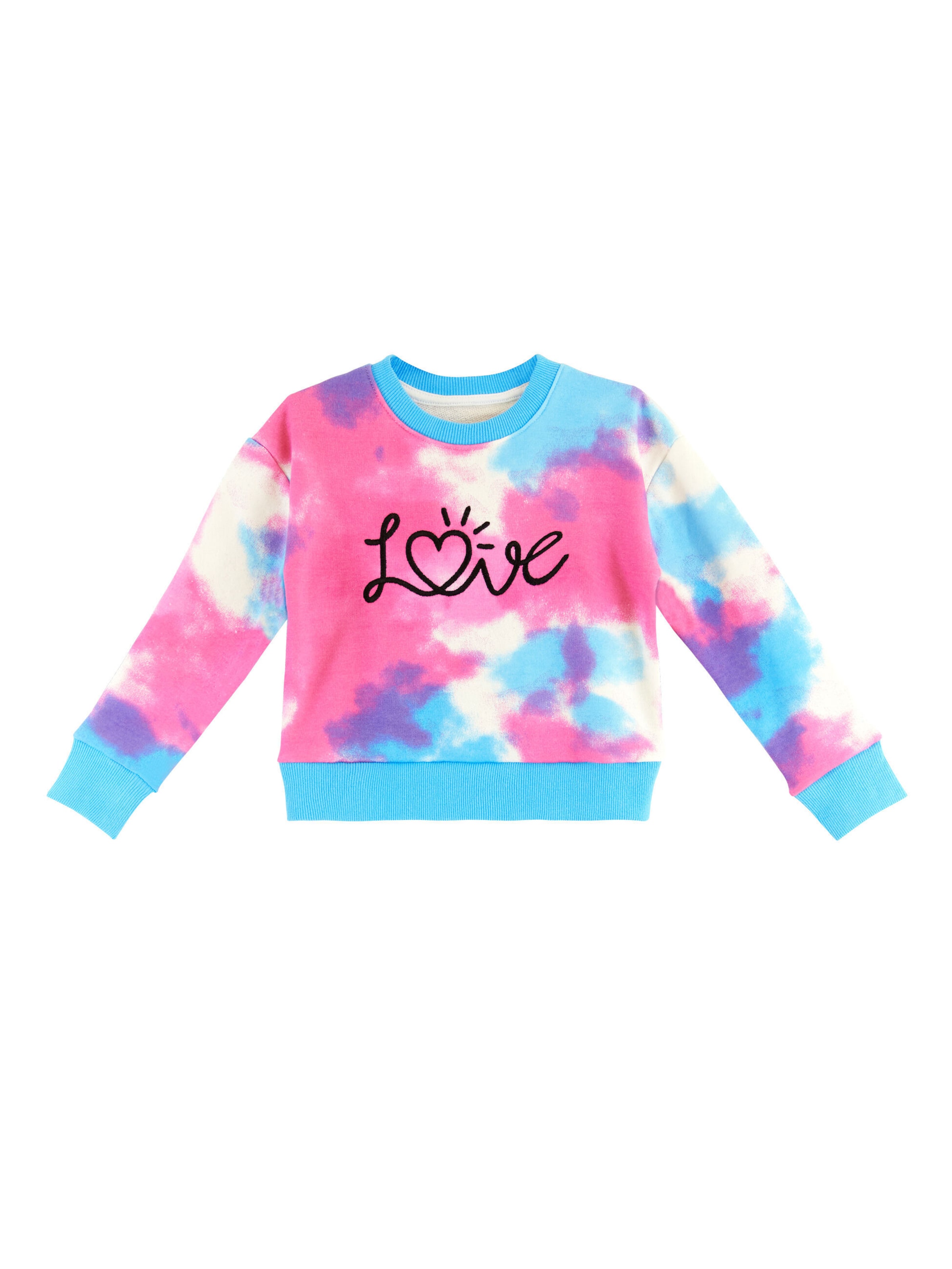 Denokids Sweatsuit 'Love' in Pink