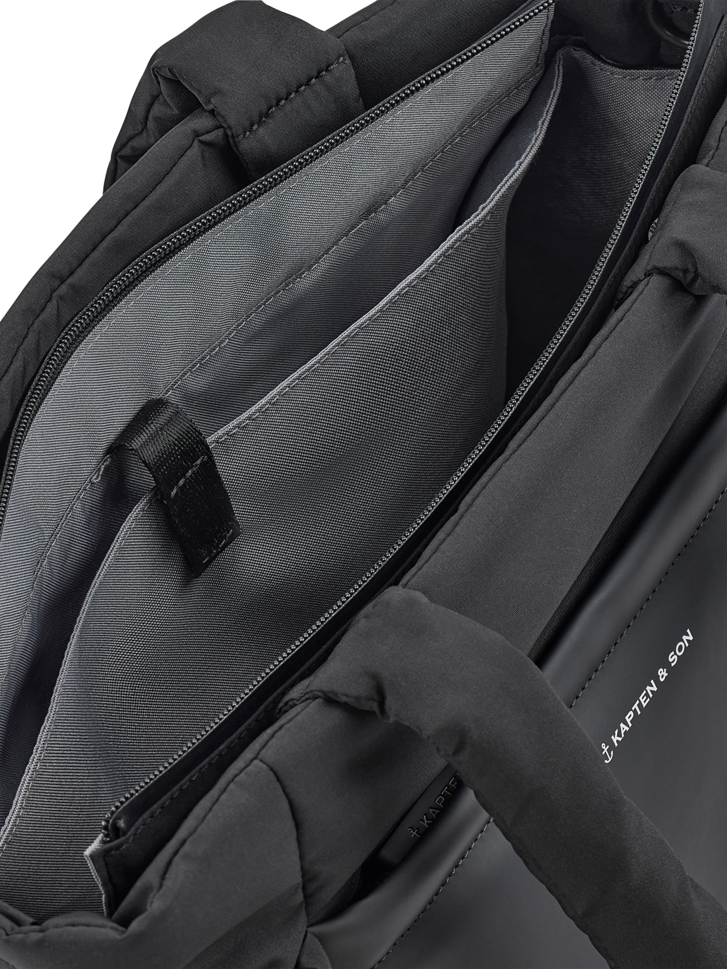 Kapten & Son Shopper táska 'Hellvi Medium' - fekete