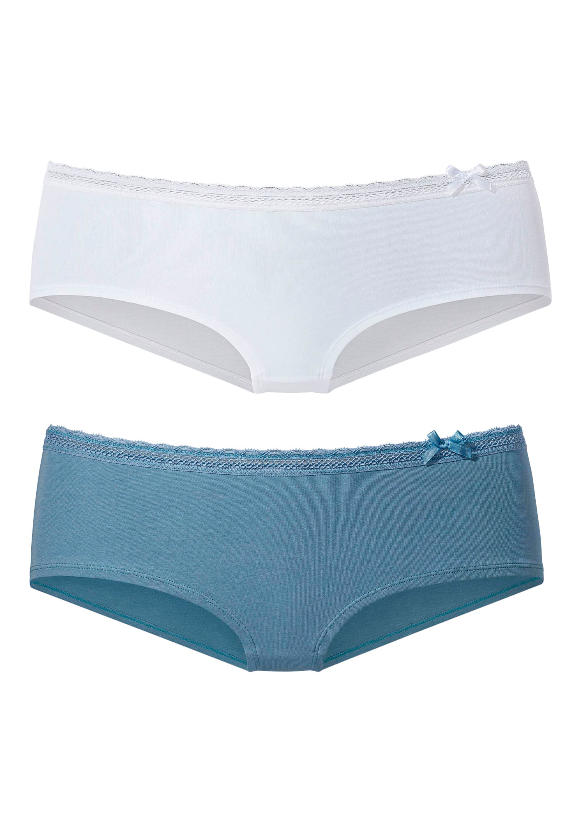 NUANCE Boyshorts in Blue: front