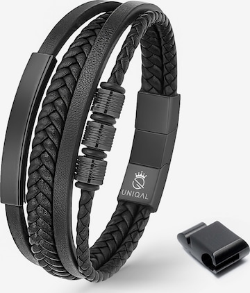 Bracelet 'BRACELET SHAPE' UNIQAL en noir : devant