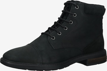 GEOX Lace-Up Boots 'Viggiano' in Black: front