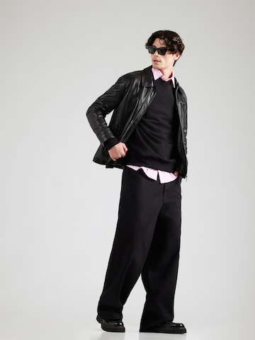 Felpa 'Ikonik 2.0' di Karl Lagerfeld in nero