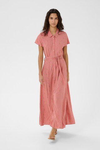 Robe-chemise 'SLArjana' SOAKED IN LUXURY en rose : devant
