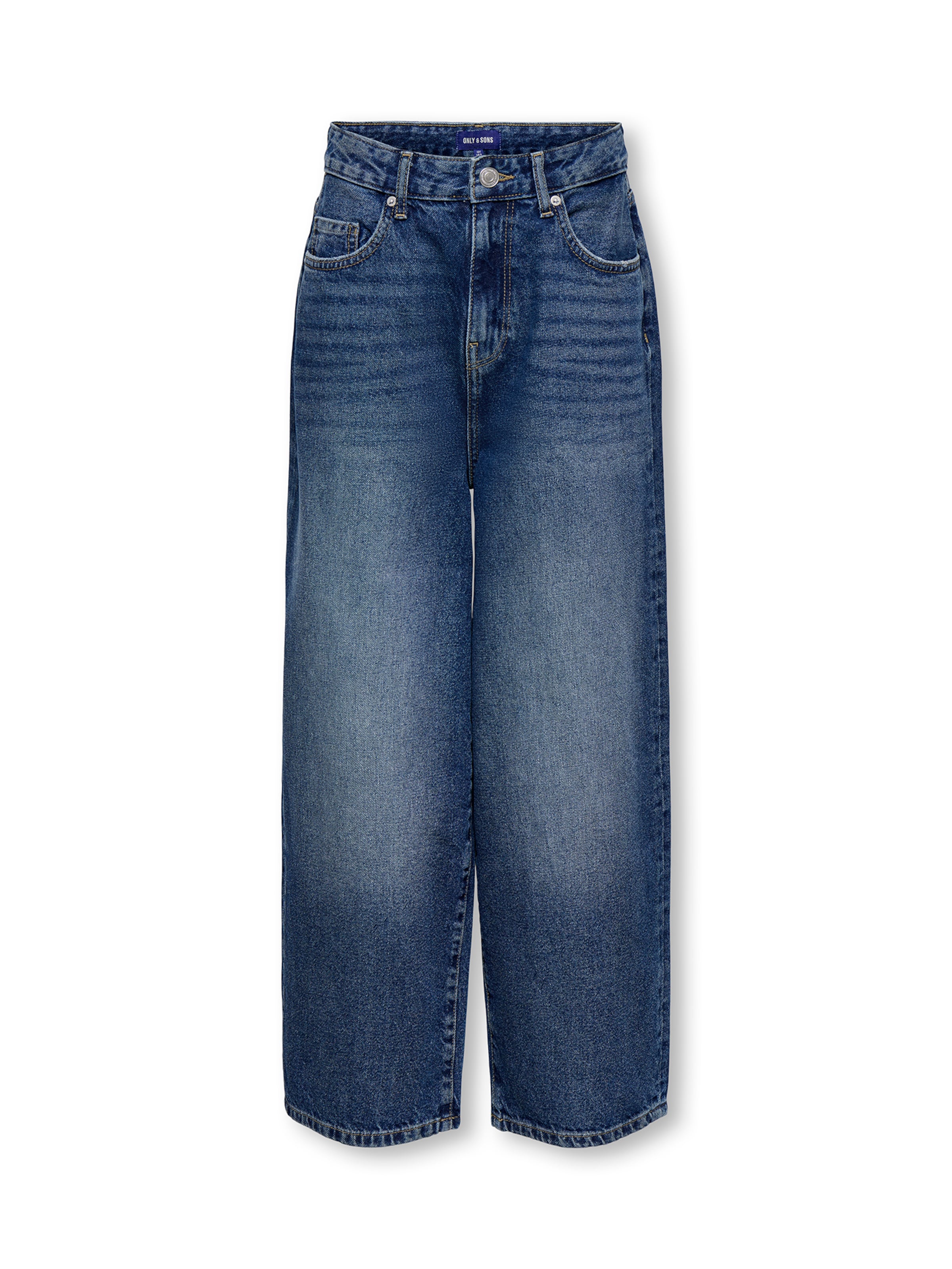 Only & Sons Junior Vat Jeans 'OSJCARL' in Blauw: voorkant