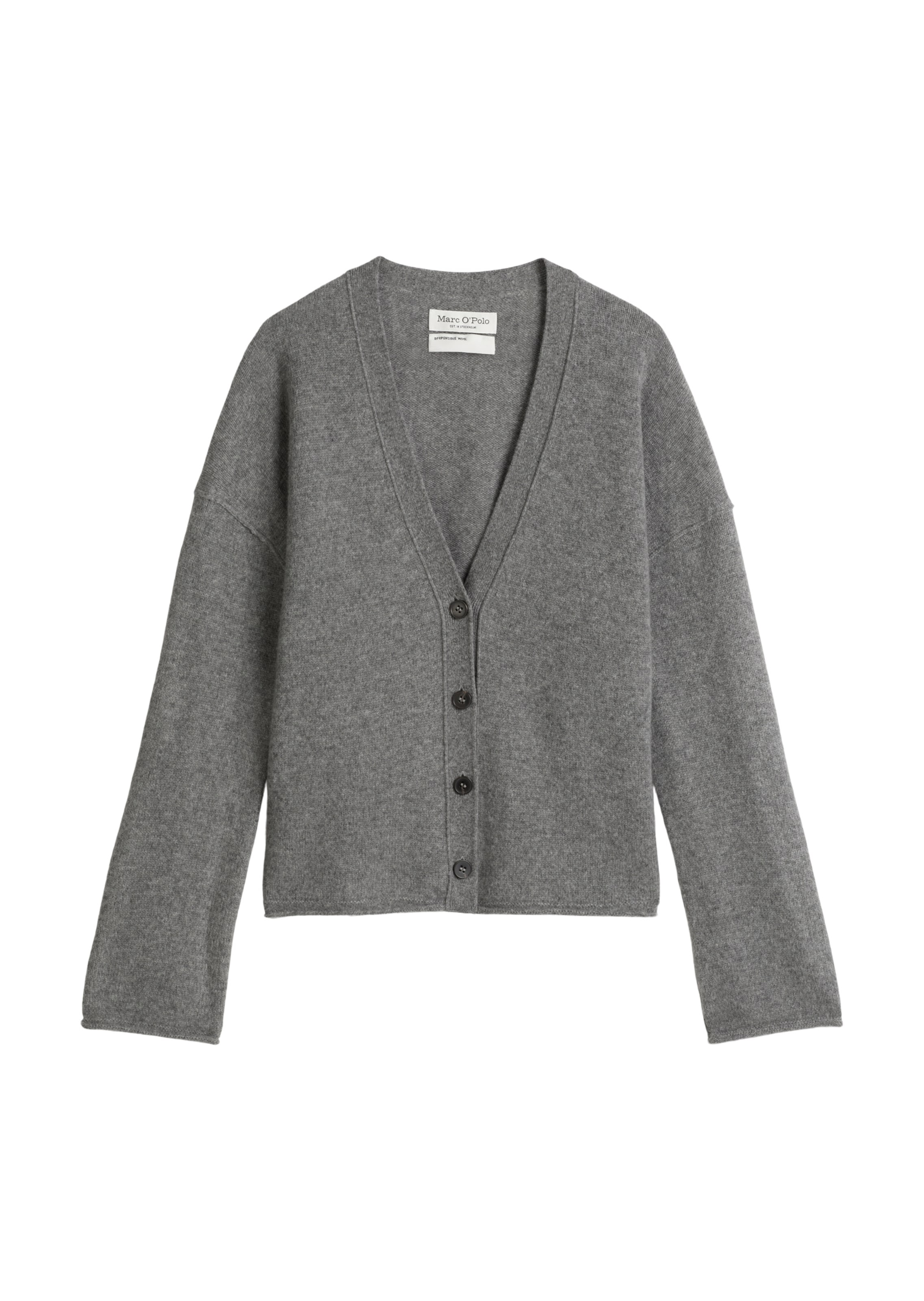 Marc O'Polo Knit cardigan in Grey: front