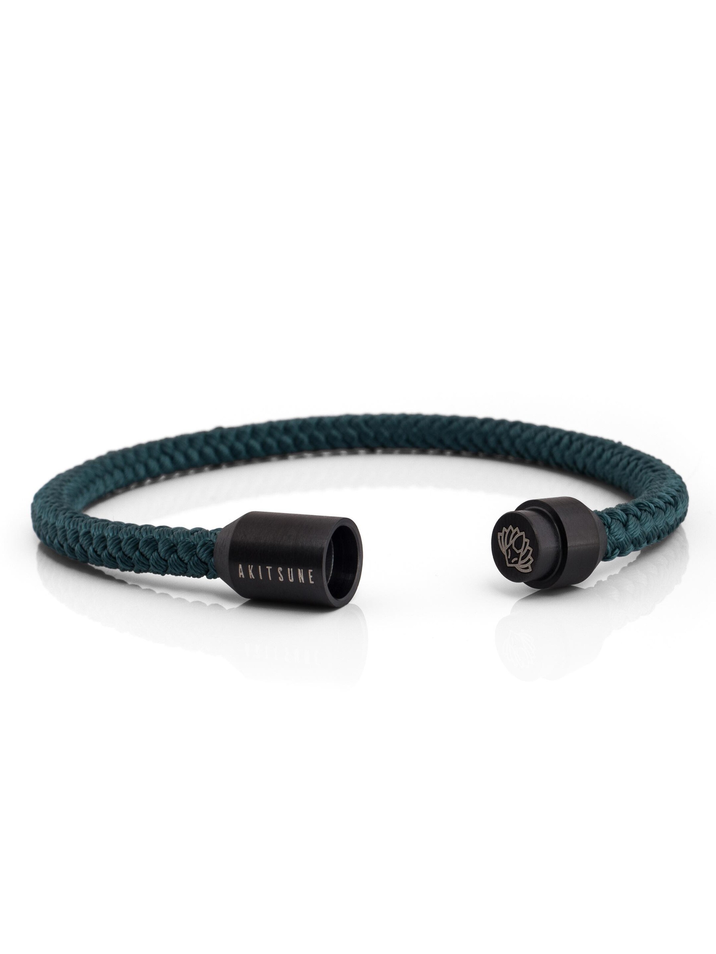 Akitsune Armband 'Silvus'‌ in Grün