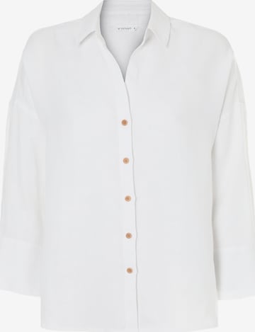 TATUUM - Blusa en blanco: frente