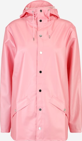 RAINS Performance Jacket in Pink: front