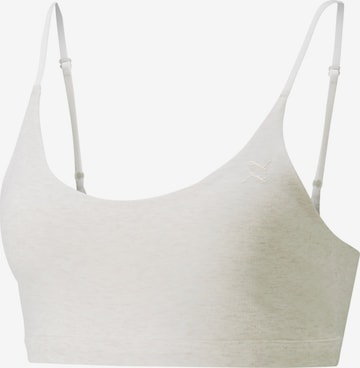 Bustier Soutien-gorge de sport 'EXHALE' PUMA en beige : devant