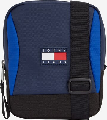 Tommy Jeans Schoudertas in Blauw: voorkant