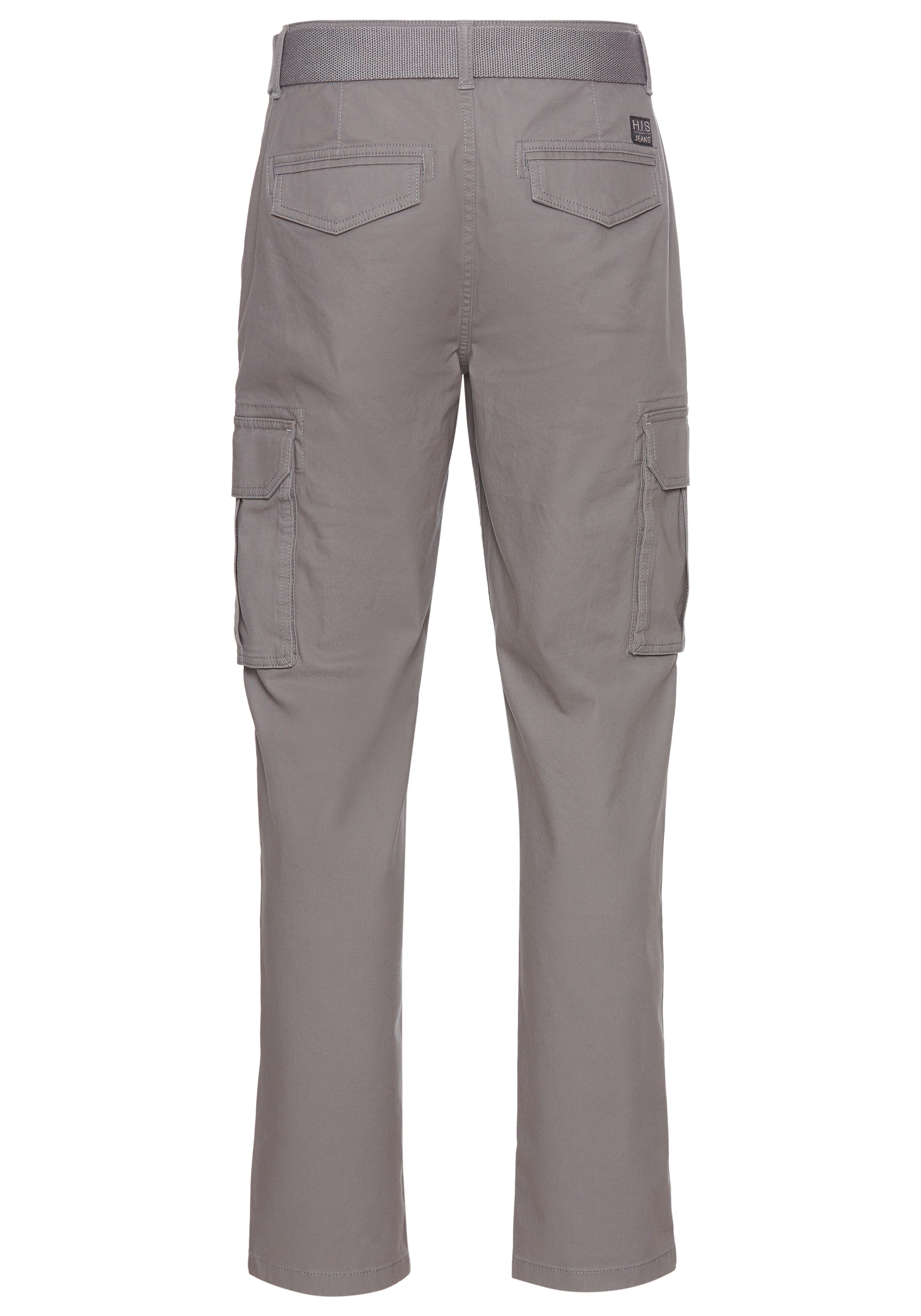 H.I.S Regular Cargo Pants in Grey