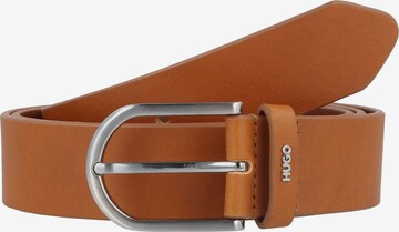 HUGO Belt 'Zoey' in Brown: front