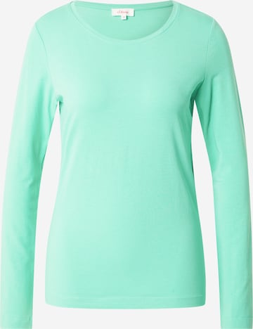 s.Oliver Shirt in Grün: Vorderseite