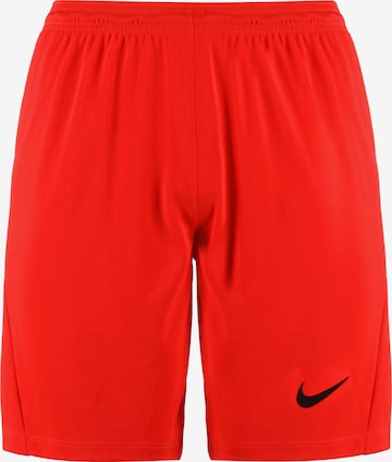 NIKE Regular Workout Pants in Red: front