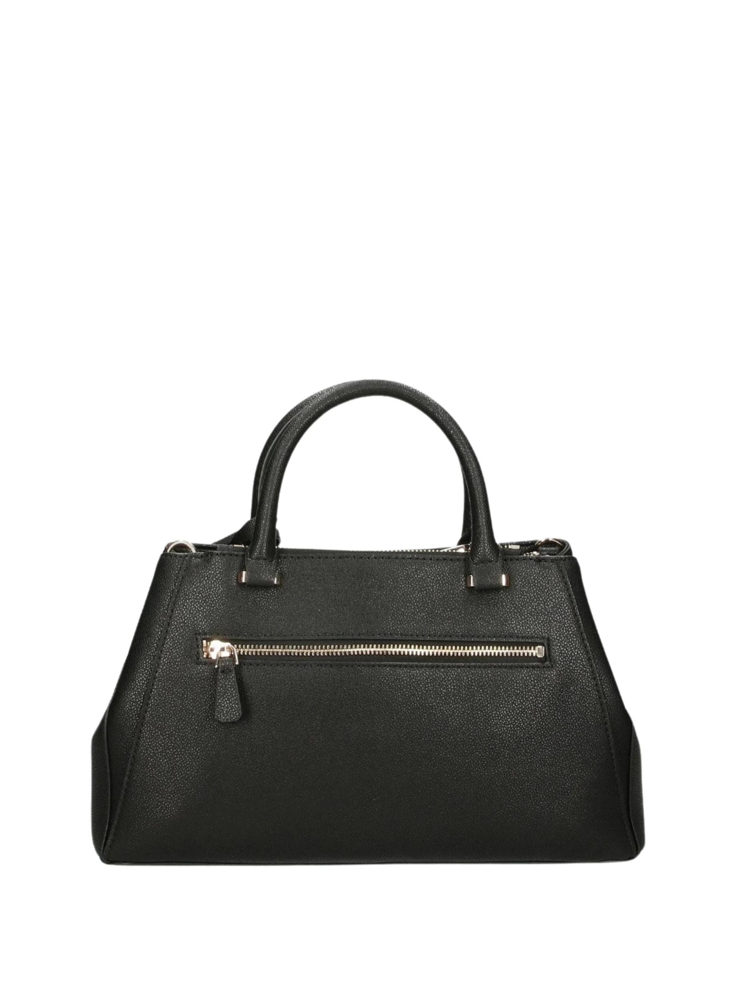 GUESS Torba za čez ramo 'Guess Sac Bandoulière Anadela 3 Comp Satch Black' | črna barva
