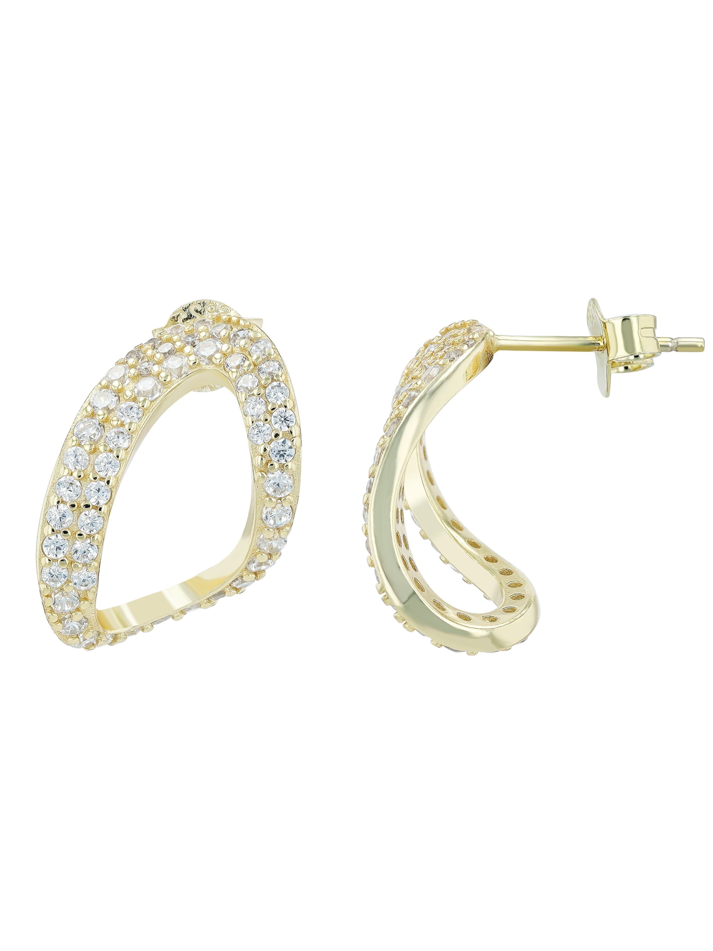Akzent Earrings 'langlebig' in Gold
