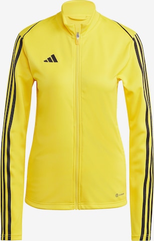 ADIDAS PERFORMANCE Training Jacket 'Tiro 23' in Yellow: front