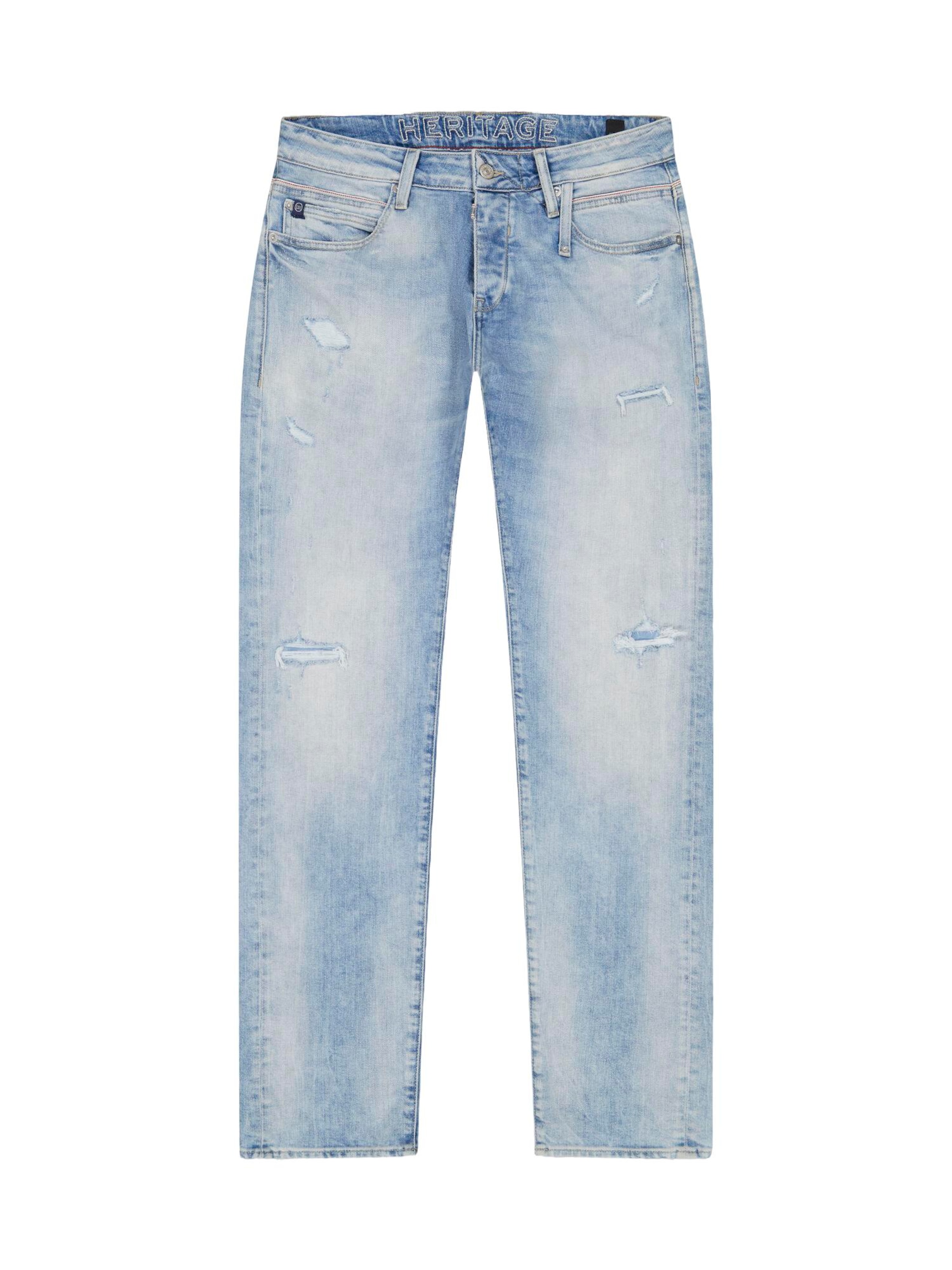 Coupe slim Jean '700/11' Le Temps Des Cerises en bleu : devant